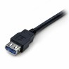 USB-Kabel Startech USB3SEXT2MBK Schwarz