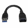 USB-Kabel Startech USB3EXT6INBK Schwarz