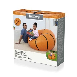 Aufblasbarer Sessel Bestway Orange 114 x 112 x 66 cm Basketball