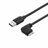 USB-Kabel auf Micro-USB Startech USB3AU2MRS Schwarz