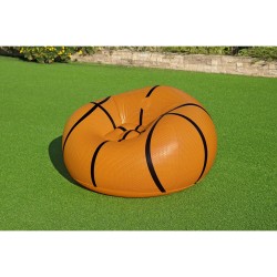 Aufblasbarer Sessel Bestway Orange 114 x 112 x 66 cm Basketball