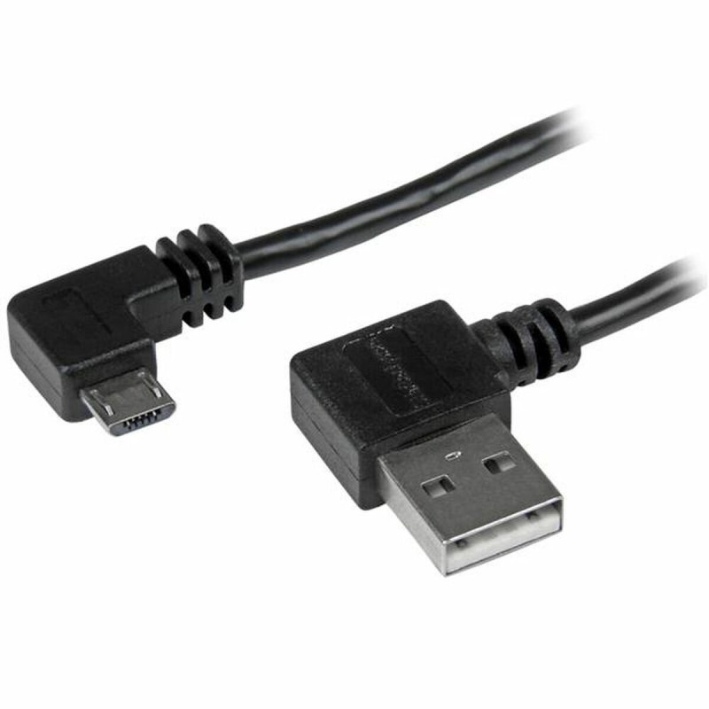 USB-Kabel auf Micro-USB Startech USB2AUB2RA1M Schwarz