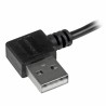 USB-Kabel auf Micro-USB Startech USB2AUB2RA1M Schwarz