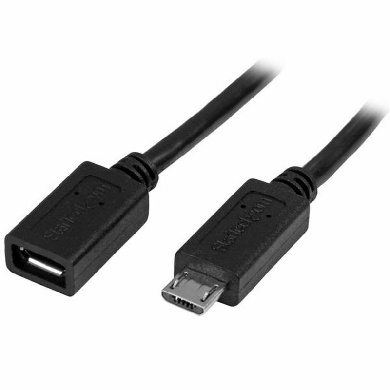 Kabel Micro USB Startech USBUBEXT50CM Schwarz