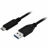 USB A zu USB-C-Kabel Startech USB315AC1M Schwarz