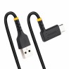 USB A zu USB-C-Kabel Startech R2ACR-15C Schwarz