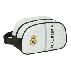 Reise-Toilettentasche Real Madrid C.F. Weiß Grau Sportlich 26 x 15 x 12 cm