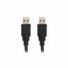 USB-Kabel Lanberg CA-USBA-30CU-0018-BK Schwarz 1,8 m