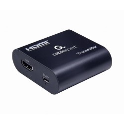 Steckdosenleiste mit 4 Steckdosen ohne Schalter GEMBIRD DEX-HDMI-03 Schwarz