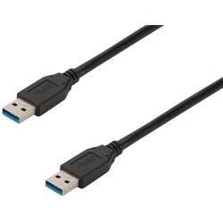 USB-Kabel Ewent Schwarz 1 m