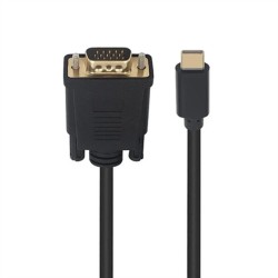 USB-C-zu-VGA-Adapter Ewent Schwarz 1,8 m