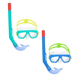 Kinder-Tauchbrille mit Schnorchel Bestway Blau türkis