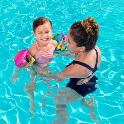 Bestway Aufblasbare Schwimmflügel Disney Prinzessinnen 23x15 cm +3 bis 6 Jahre Strand und Pool 91041