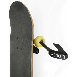Wandhalterung für Skateboard Meollo Schwarz (3 Stück)
