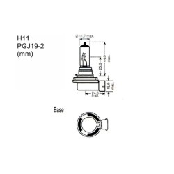 Autoglühbirne M-Tech PTZSW11-DUO H11 12V 55W