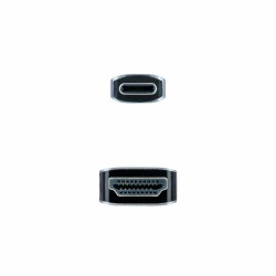 USB-C zu HDMI-Kabel NANOCABLE 10.15.5102 1,8 m Schwarz