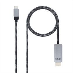 USB-C zu HDMI-Kabel NANOCABLE 10.15.5102 1,8 m Schwarz