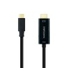 USB C zu HDMI-Kabel NANOCABLE 10.15.5132 Schwarz 1,8 m 4K Ultra HD