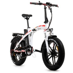 Elektrisches Fahrrad Youin BK1600W DUBAI Weiß 20" 25 km/h