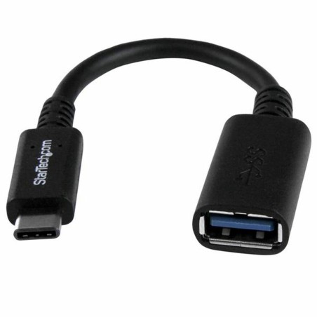 USB A zu USB-C-Kabel Startech USB31CAADP Schwarz