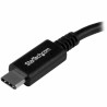 USB A zu USB-C-Kabel Startech USB31CAADP Schwarz