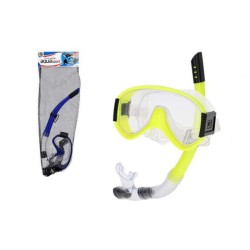 Taucherbrille mit Schnorchel Colorbaby Aqua Sport Gelb Blau