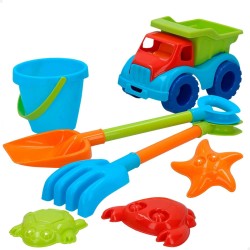 Strandspielzeuge-Set Colorbaby 18 cm Lkw 7 Stücke