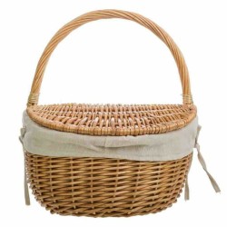 Picknickkorb Alexandra House Living korb Weidenholz 32 x 37 x 41 cm natürlich