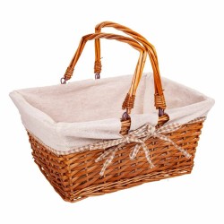 Picknickkorb Alexandra House Living korb Weidenholz 38 x 30 x 17 cm