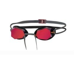 Schwimmbrille Zoggs Diamond Mirror Schwarz Rot Einheitsgröße