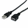 USB-Kabel Startech USBEXTAA3BK USB A Schwarz