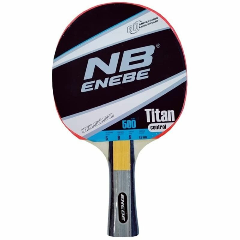 Ping-Pong-Schläger Enebe Titan 500 Schwarz