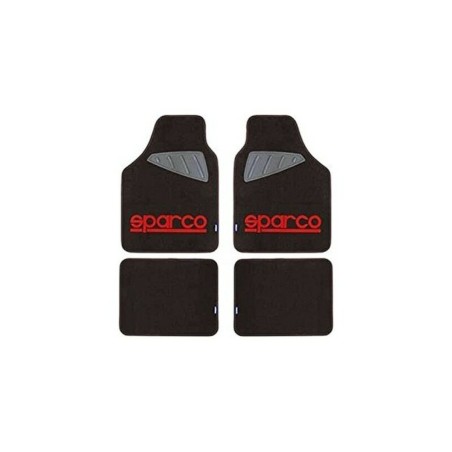 Auto-Fußmatten-Set Sparco SPC1903 Universal Schwarz/Rot (4 pcs)