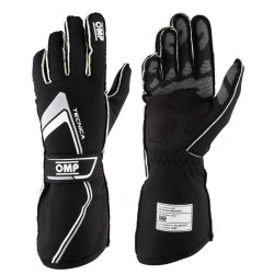 Handschuhe OMP TECNICA Schwarz XL FIA 8856-2018 (1 Stück)