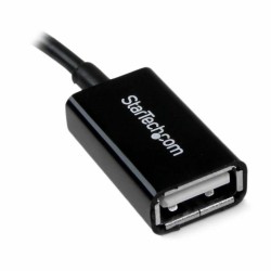 Kabel Micro USB Startech UUSBOTG USB A Micro USB B Schwarz