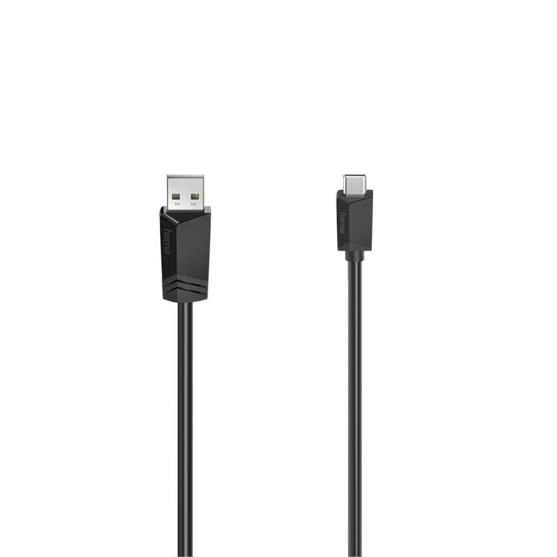 USB A zu USB-C-Kabel Hama 1,5 m Schwarz