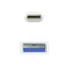 USB-C-Kabel auf USB NANOCABLE 10.01.4002-W Weiß 2 m
