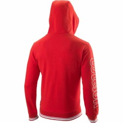 Herren Sweater mit Kapuze Wilson Team II Rot