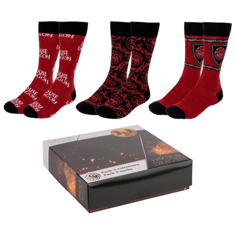 Socken House of Dragon 3 Stücke 36-41