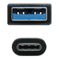 USB zu Mini USB-Kabel NANOCABLE 10.01.4000 (0,5M) Schwarz