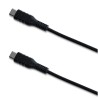 USB-C-Kabel Celly USBCUSBCBK 1 m Schwarz