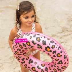 Aufblasbarer Schwimmring Swim Essentials Leopard Hellrosa