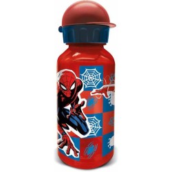Flasche Spider-Man Arachnid Grid 370 ml Für Kinder Aluminium