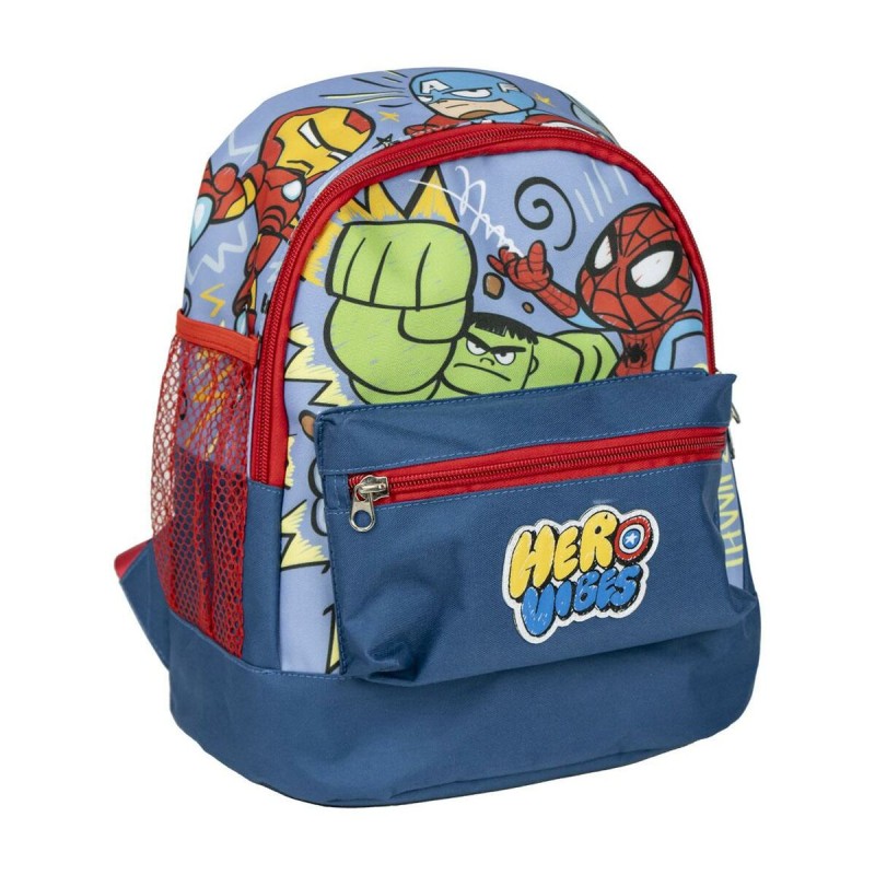 Wanderrucksack The Avengers Für Kinder 25 x 27 x 16 cm Blau