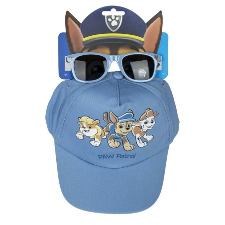 Mütze und Sonnenbrille The Paw Patrol 2 Stücke Blau (54 cm)