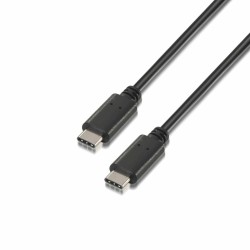 Kabel USB C Aisens A107-0055 50 cm Schwarz (1)