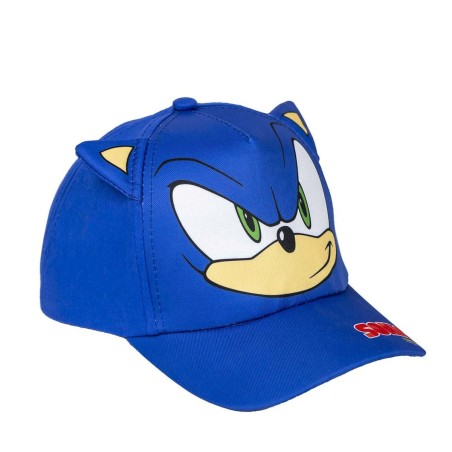 Kinderkappe mit Ohrenklappen Sonic Blau