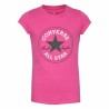 Kurzarm-T-Shirt für Kinder Converse Rosa