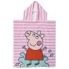 Frottéhandtuch mit Kapuze Peppa Pig Rosa 50 x 115 cm