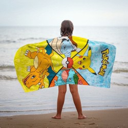 Strandbadetuch Pokémon Bunt 70 x 140 cm